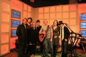 Chi & The Band with Members of CBS "The Early Show" After The Show