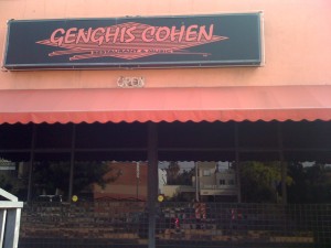 Come for the killer food, stay for the killer sounds... Genghis. Mm...
