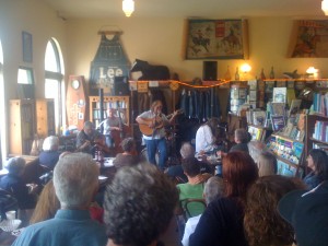In it for the long haul: Houston Jones rockin' the San G' after my set on Saturday afternoon.