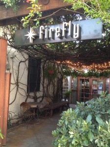 The entrance to the outdoor/indoor garden patio and performance area at Firefly Bistro in South Pasadena, CA. The entrance to the outdoor/indoor garden patio and performance area at Firefly Bistro in South Pasadena, CA.