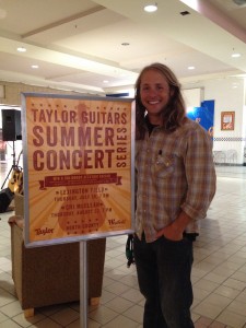 Hanging at Westfield Shopping Center in Escondido, CA after my performance.