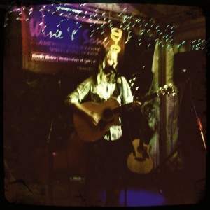 Later in the second set at Firefly Bistro on Wednesday night. Photo: Eric Jensen