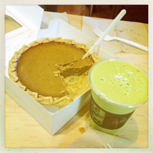 Pumpkin pie, baby! Get some!