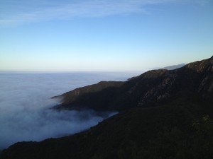 After a killer show at SOhO in Santa Barbara, CA on June 11th, I crashed at my buddy Mark's pad on a mountain top above town and woke up to a sea of clouds. After a killer show at SOhO in Santa Barbara, CA on June 11th, I crashed at my buddy Mark's pad on a mountain top above town and woke up to a sea of clouds.