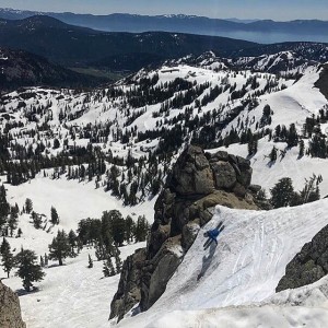 Dropping into Granite Peak at Squaw Valley USA the day before heading back to Nashville, TN.