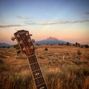 A view of Mount Shasta en route to play The Crocodile on Thursday, August 17th in Seattle, WA.